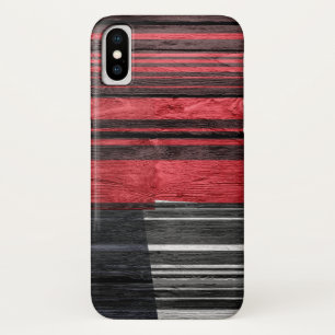 Abstract Pastel Wood iPhone X Case
