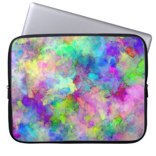 Abstract Patches of Colour Laptop Sleeve