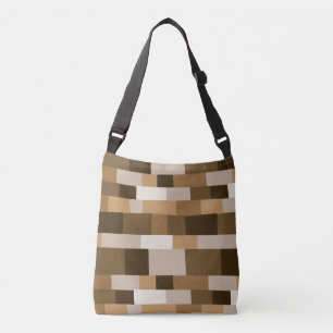 Abstract Patchwork Pattern 080823 - v1 Crossbody Bag