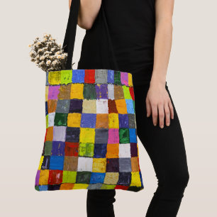 Abstract Patchwork Tote Bag
