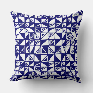 Abstract Pattern 051115 - Deep Navy Blue Cushion