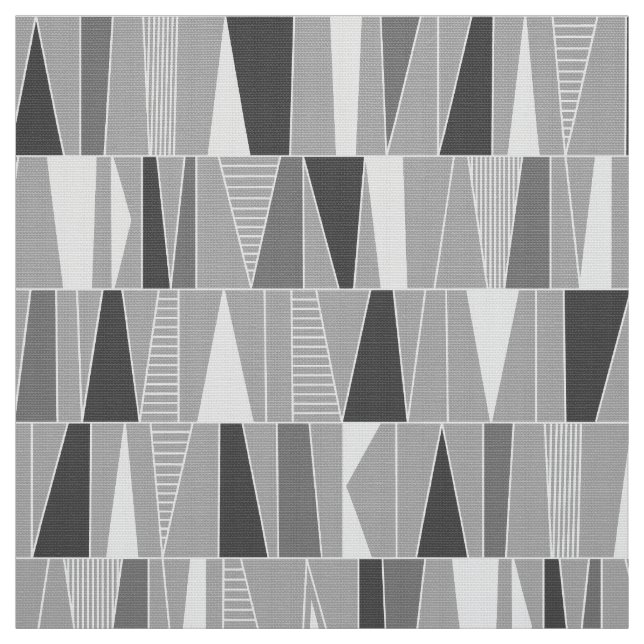 Abstract Pattern 070721 - Shades of Grey Fabric (Swatch)