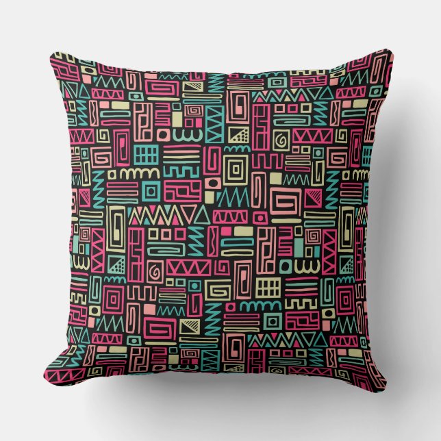 Abstract Pattern 110122 - Colours 01 Cushion (Front)