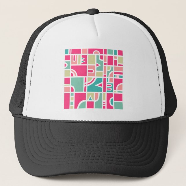 Abstract Pattern 170715 Trucker Hat (Front)