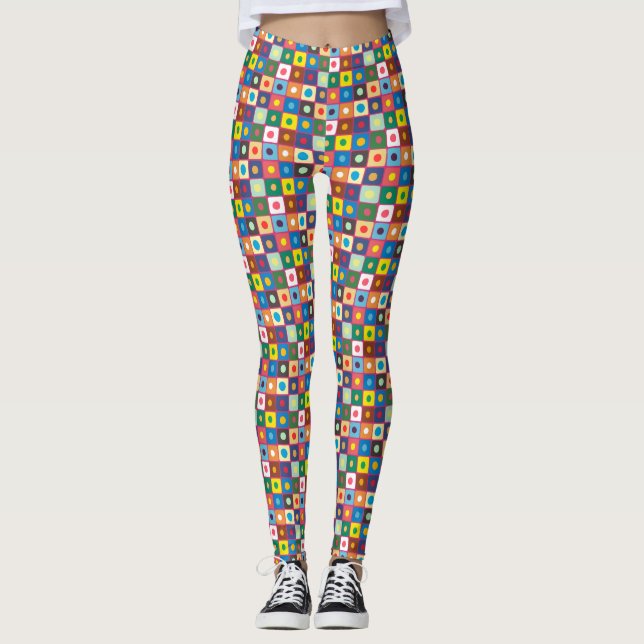 Abstract Pattern 220524 Leggings (Front)