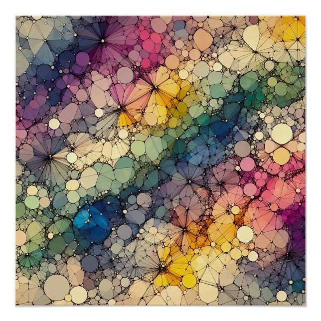 Abstract Pattern 2 - AI - Artwork Poster (Front)