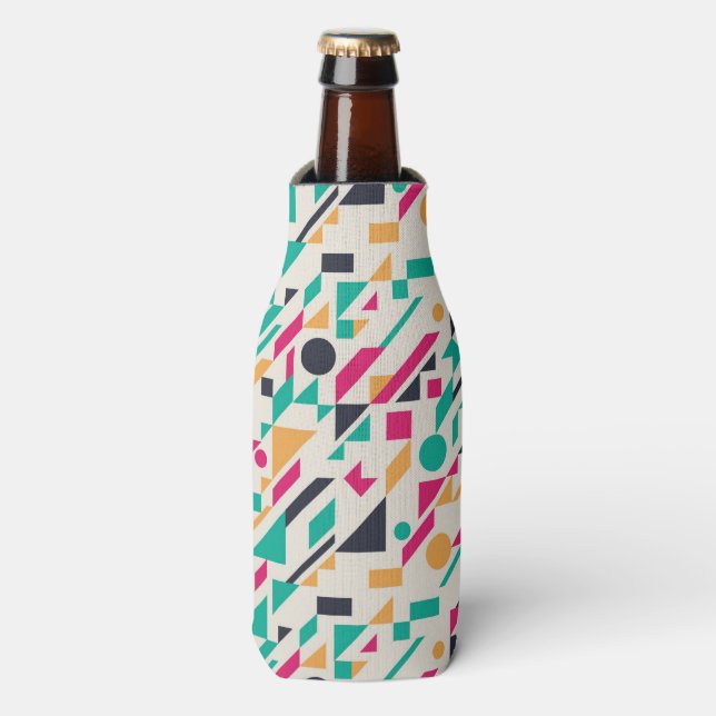 Abstract pattern 3 bottle cooler (Bottle Front)