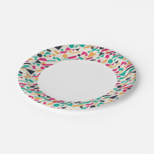 Abstract pattern 3 paper plate