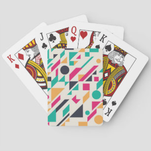 Abstract pattern 3 playing cards