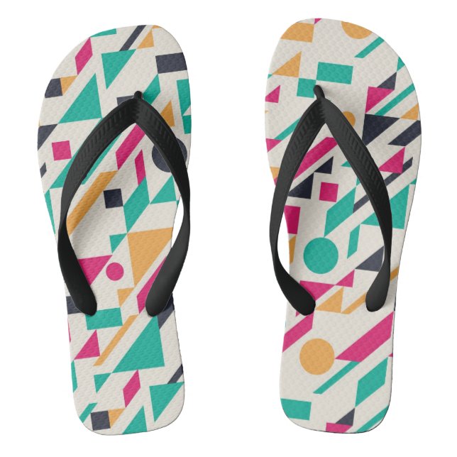 Abstract pattern 3 thongs (Footbed)