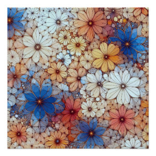 Abstract Pattern 4 - AI - Artwork Poster