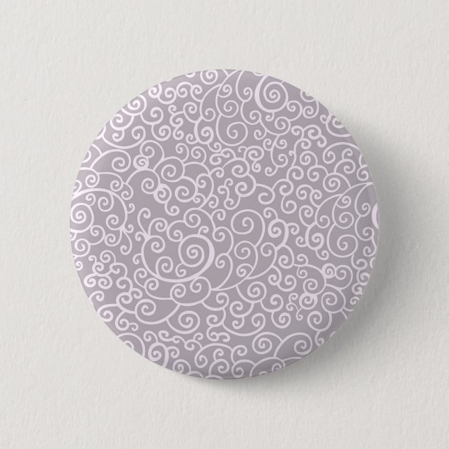 Abstract pattern 6 cm round badge (Front)