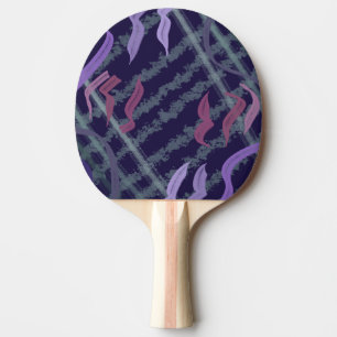 Abstract Pattern Art Of Watercolor Brushstrokes Ping Pong Paddle