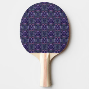 Abstract Pattern Art Of Watercolor Brushstrokes Ping Pong Paddle