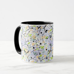 Abstract pattern , autumn pattern mug