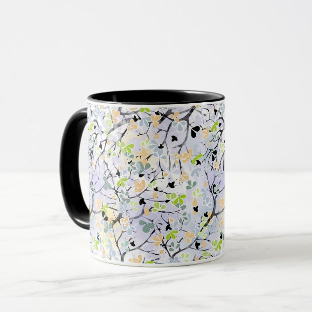 Abstract pattern  , autumn pattern mug (Front Left)