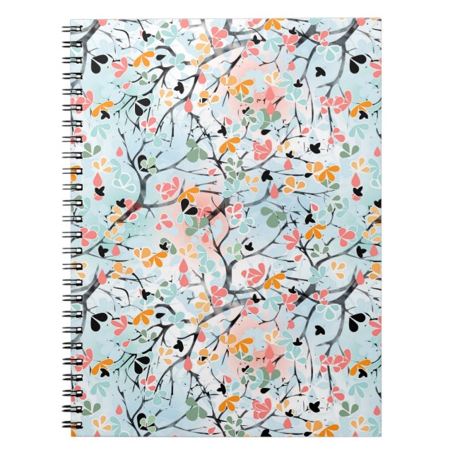 Abstract pattern  , autumn pattern notebook (Front)