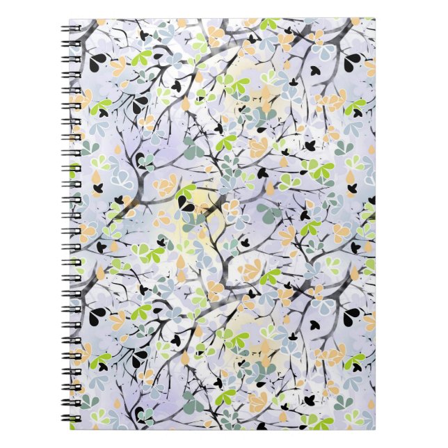 Abstract pattern  , autumn pattern notebook (Front)