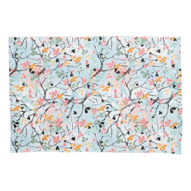 Abstract pattern  , autumn pattern pillowcase (Front)