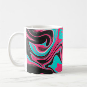 Abstract pattern background with gradient texturea coffee mug