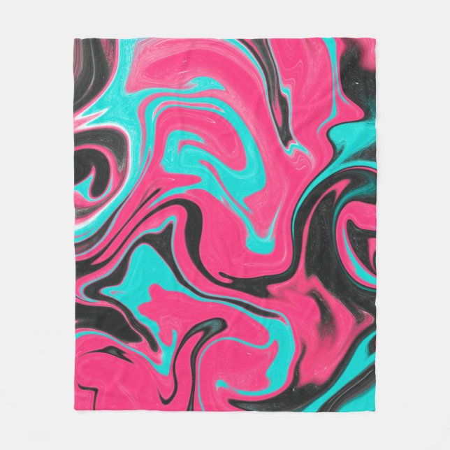 Abstract pattern background with gradient texturea fleece blanket (Front)