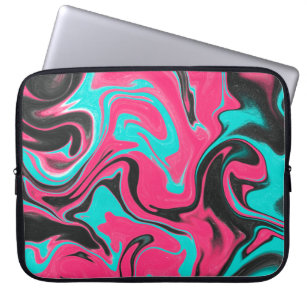 Abstract pattern background with gradient texturea laptop sleeve