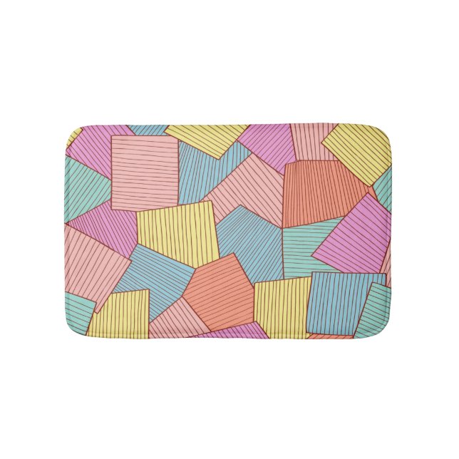Abstract pattern bath mat (Front)