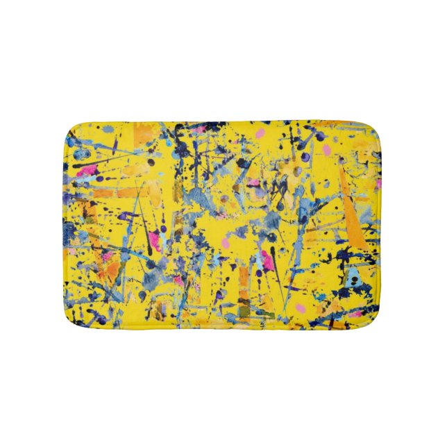 Abstract pattern bath mat (Front)