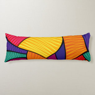 Abstract pattern body cushion