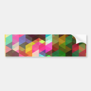 Abstract Pattern Bumper Sticker