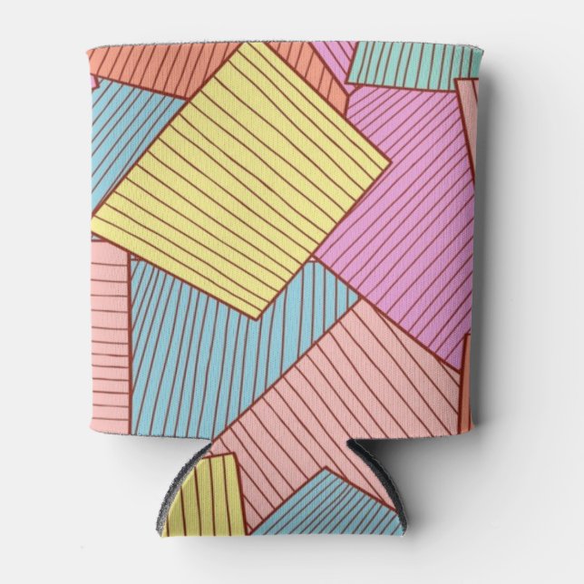 Abstract pattern can cooler (Front)