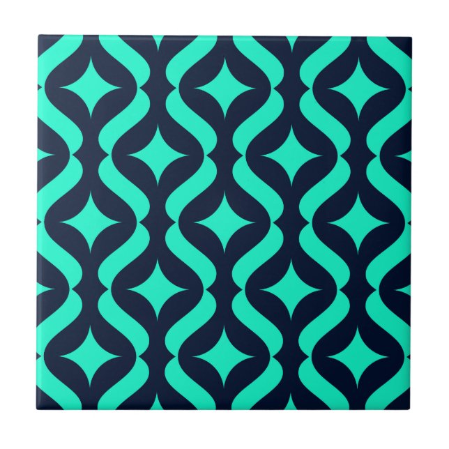 Abstract Pattern Ceramic Tile (Front)