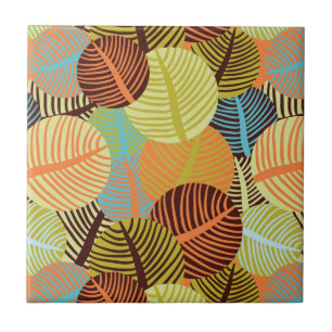 Abstract pattern ceramic tile