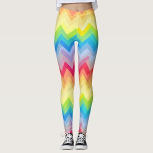 Abstract Pattern Cheerful Colours Leggings