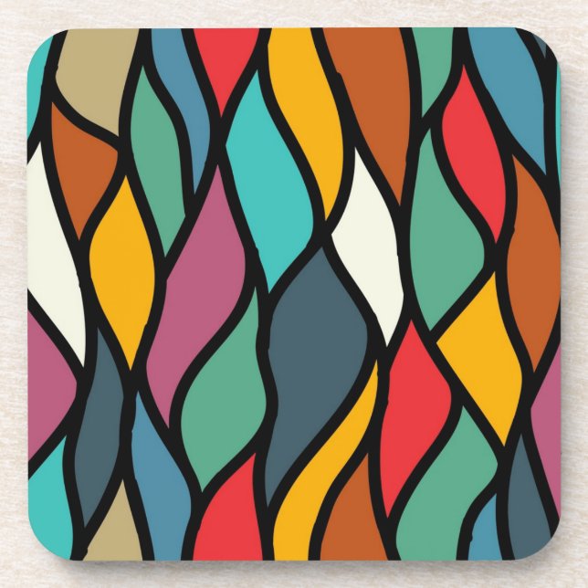 Abstract pattern coaster (Front)
