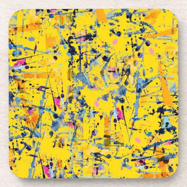 Abstract pattern coaster (Front)