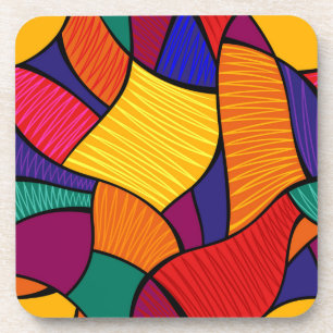 Abstract pattern coaster