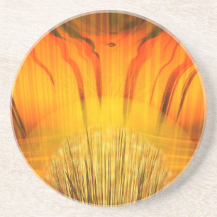 abstract pattern coaster