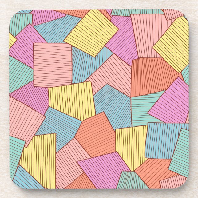 Abstract pattern coaster (Front)