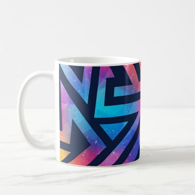Abstract pattern coffee mug (Left)