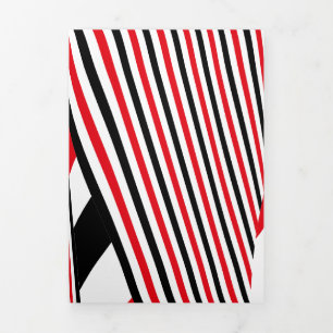 Abstract Pattern Creation 2 Tri-Fold Holiday Card