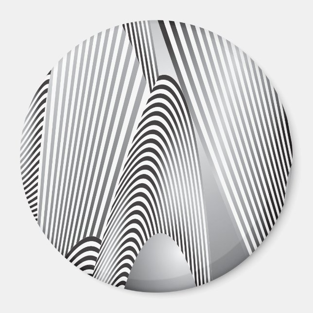 Abstract Pattern Creation 3 Magnet (Front)