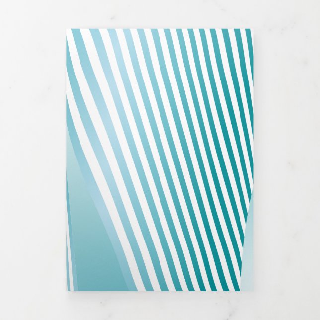 Abstract Pattern Creation 4 Tri-Fold Holiday Card (Cover)