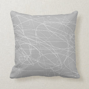 Abstract pattern decorative cushion