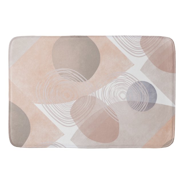 Abstract Pattern Design Bath Mat (Front)