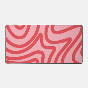 abstract pattern desk mat