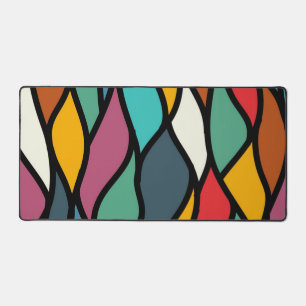 Abstract pattern desk mat