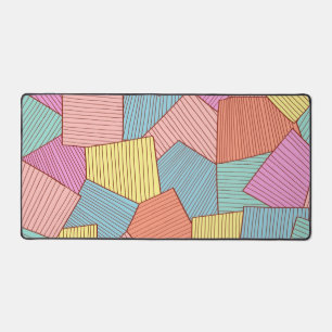 Abstract pattern desk mat