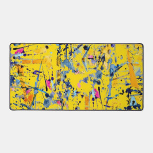 Abstract pattern desk mat