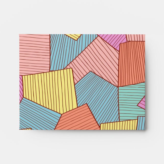 Abstract pattern envelope (Front)